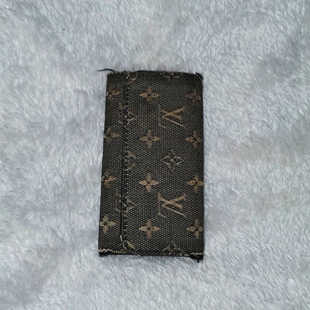 Louis Vuitton Denim Monogram Key Card Holder *HTF*